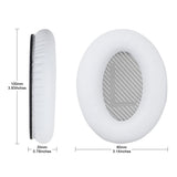 EAR PADS for Bose QuietComfort QC15 QC25 QC35 QC45 QC35 II Leather White 1 Pair