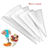 4Pcs/Set Silicone Pastry Bag Tips Cake Icing Piping Cream Cake Decorating Tools