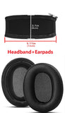 Headband + Earpads for Sony WH-XB900N/WH-CH710N/WH-CH720N /MDR-10R Black