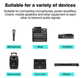 XLR to jack 6.35 mm cable male to female jack to XLR cable, XLR to TRS 1M