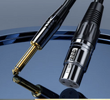 XLR to jack 6.35 mm cable male to female jack to XLR cable, XLR to TRS 1M