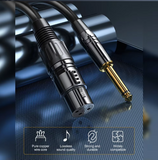 XLR auf klinke 6,35 mm Kabel Stecker zu Buchse Klinke auf XLR Kabel, XLR zu TRS