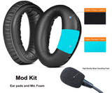 Ear pads+Foam for Tango,Lightspeed Zulu,Sierra,Zulu.2,Zulu.3, Zulu PFX Aviation