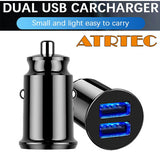 Mini 2 USB Zigarettenanzünder Ladegerät KFZ Auto adapter Handy stecker 12V/ 24V