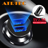 Mini 2 USB Zigarettenanzünder Ladegerät KFZ Auto adapter Handy stecker 12V/ 24V
