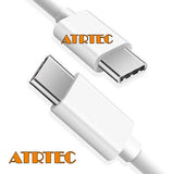 1 PD Schnellladegerät USB-C+Typ C auf Type C kabel für Samsung iPhone Huawei