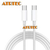 1 PD Schnellladegerät USB-C+Typ C auf Type C kabel für Samsung iPhone Huawei