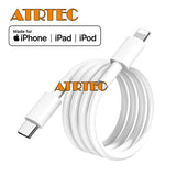 Schnellladegerät USB-C auf iPhone für iPhone 13 12 11 X XR  Ladekabel Netzteil