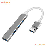 USB-Hub USB 3.0 Schnellladung 4 in 1 Multi Splitter OTG Top Qualität