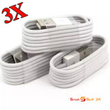 3X iPhone Ladekabel für original iphone 5 6 7 8 X XS XR 11 12 Pad 1M 3 Stück