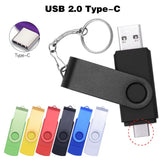 OTG USB-C Flash Drive Type-C Pendrive 32GB 64GB USB Stick Memory Stick
