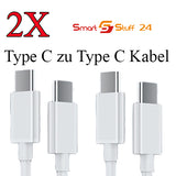 2X USB Typ C Ladekabel Datenkabel für Samsung, HTC ,Huawei, Xiaomi, Oppo, LG 1M