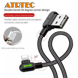 USB C Winkel 90 Grad Fast Ladekabel für Samsung  Huawei LG Ladekabel Sony Type C