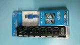 USB 3.0 Hub 7 Port Adapter mit LED-Anzeige Unabhängiger Schalter für PC Laptop