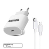 SSF24 Schnellladegerät USB-C für iPhone 7 8 X XR XS 11 12 Pro/Max 13 Netzteil PD