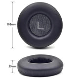Ersatz-Ohrpolster für  Kopfhörer AKG K550 K551 K552 K553 MKII Schwarz Leder