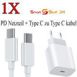 USB C Schnellladegerät Netzteil Ladekabel USB C auf USB C für Samsung Huawei PD