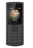 Nokia 110 4G Balken Dual-SIM Schwarz Senior Handy mit Kamera