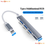 USB C HUB 3.0 Typ C 4 Port Multi USB Splitter Adapter OTG Top Qualität