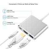 Typ C auf 4K HDMI Kompatible USB 3.0 USBC HDMI Hub für Macbook Pro Samsung TV