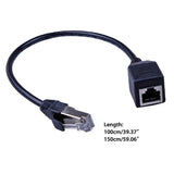 RJ45 LAN Ethernet Splitter Verteiler 1 auf 1 Netzwerkadapter,Buchse Adapterkabel