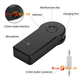 2 in1 Wireless Bluetooth 5.0 Empfänger Sender Adapter 3,5 mm Klinke für Auto Top