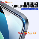 2 STÜCK ECHT Schutzglas für Apple iPhone 14 13 12 11 X XR XS 9D VOLL GLAS 9H