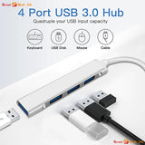 USB-Hub USB 3.0 Schnellladung 4 in 1 Multi Splitter OTG Top Qualität