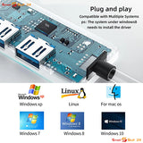 USB-Hub USB 3.0 Schnellladung 4 in 1 Multi Splitter OTG Top Qualität