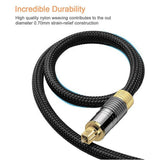 Digitales Toslink-Audiokabel Optisches Audio Kabel LWL SPDIF für TV xbox PS4 2M