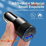SSF24 Kfz Schnellladegerät Ladeadapter USB Typ C PD QC 3.0 12V Adapter 20W
