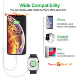 2 in 1 Ladekabel für iWatch Series Magnetischer Ladegerät Apple Watch Top