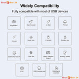 USB-Hub USB 3.0 Schnellladung 4 in 1 Multi Splitter OTG Top Qualität