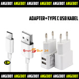 USB Type C Ladekabel +Netzteil für Samsung, HTC ,Huawei, Xiaomi, Oppo, LG
