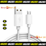 Micro USB Ladekabel 1M, 1,5M, 2M +Netzteil für Samsung, Xiaomi, Huawei, LG, Moto