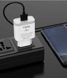 TOPK 18W Quick Charge 3.0 Schnell Laden EU USB Adapter Iphone samsung universal