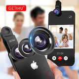 Universal 3 in1 Weitwinkel Makro Fisheye Objektiv Kamera fur iPhone Samsung HTC