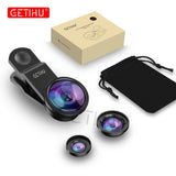Universal 3 in1 Weitwinkel Makro Fisheye Objektiv Kamera fur iPhone Samsung HTC