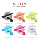 Mini OTG Portable Micro USB Vantelator für iPhone Samsung HTC Huawei Nokia LG
