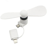 Mini OTG Portable Micro USB Vantelator für iPhone Samsung HTC Huawei Nokia LG