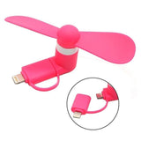 Mini OTG Portable Micro USB Vantelator für iPhone Samsung HTC Huawei Nokia LG