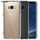 Stoßfestes klares Handy Hülle für Samsung Galaxy J3 J4 J5 J6 J7 Schutzhüllen