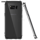 Stoßfestes klares Handy Hülle für Samsung Galaxy J3 J4 J5 J6 J7 Schutzhüllen