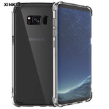 Stoßfestes klares Handy Hülle für Samsung Galaxy J3 J4 J5 J6 J7 Schutzhüllen