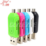 2 In 1 Mikro SD kartenleser Flash Drive High-speed USB2.0 Android Computer