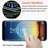 Gebogenes ausgeglichenes Glas 5D für Samsung Galaxy S7 S8 S9 plus A8 Note 8