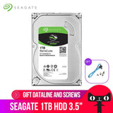 Seagate 1TB Desktop HDD Internal Hard Disk Drive 7200 RPM SATA 6Gb/s 64MB Cache