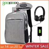 15,6 Zoll Anti-Diebstahl wasserdichter Laptop Rucksack mit USB Aufladung Macbook