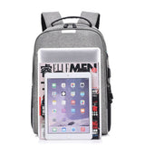 15,6 Zoll Anti-Diebstahl wasserdichter Laptop Rucksack mit USB Aufladung Macbook