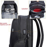 KALIDI Wasserdichter Laptop-Rucksack 15,6-17,3 Zoll Notebook Tasche 15-17 Zoll